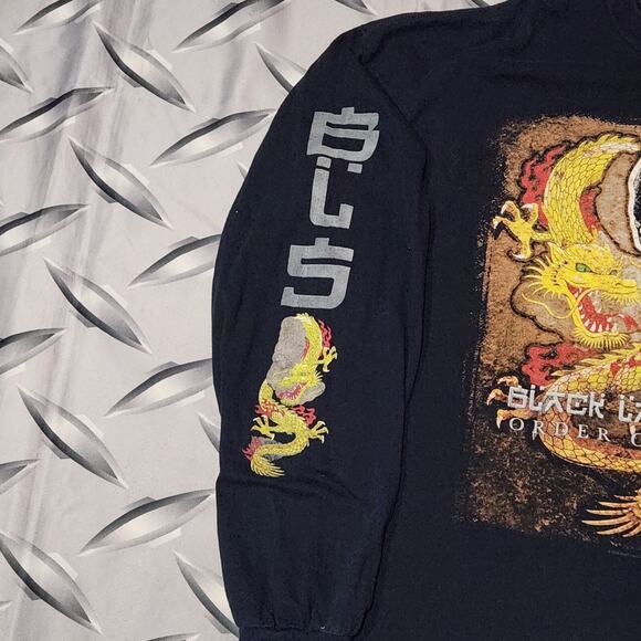 2010 Vintage Black Label Society Heavy Metal Band Long Sleeve Tee Shirt 2XL - Picture 3 of 6